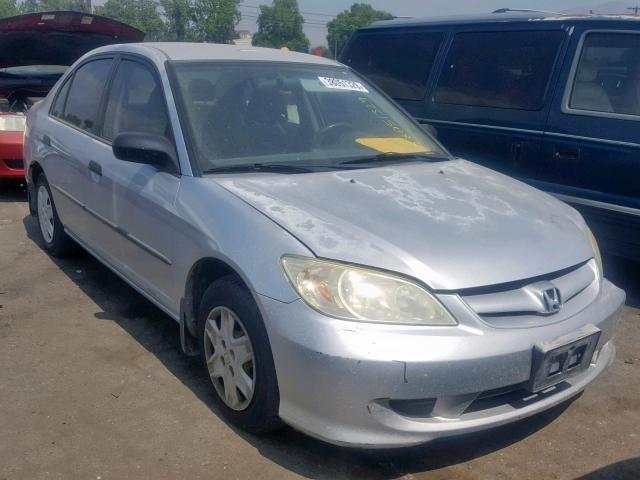 2HGES16315H543546 - 2005 HONDA CIVIC DX V SILVER photo 1