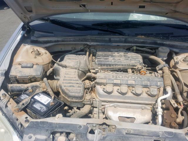 2HGES16315H543546 - 2005 HONDA CIVIC DX V SILVER photo 7