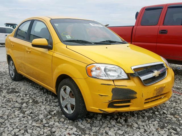 KL1TD5DE1BB168569 - 2011 CHEVROLET AVEO LS YELLOW photo 1