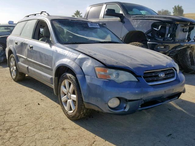 4S4BP61C177343283 - 2007 SUBARU LEGACY OUT BLUE photo 1