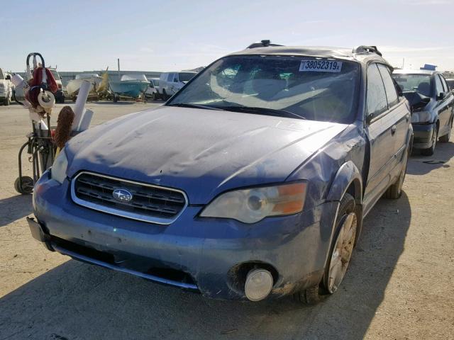 4S4BP61C177343283 - 2007 SUBARU LEGACY OUT BLUE photo 2