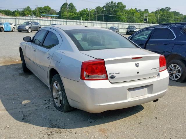 2B3CA3CV7AH222343 - 2010 DODGE CHARGER SX SILVER photo 3