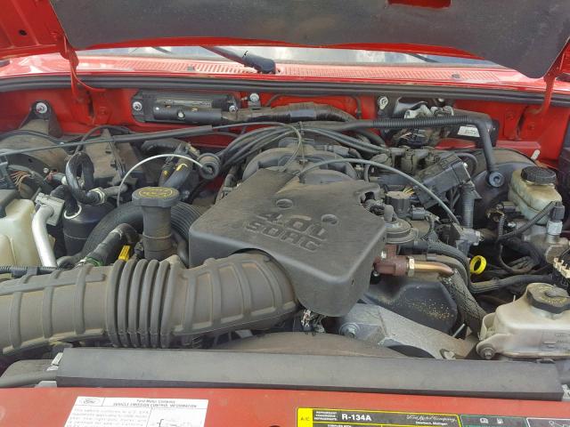 1FTYR44E96PA06501 - 2006 FORD RANGER SUP RED photo 7