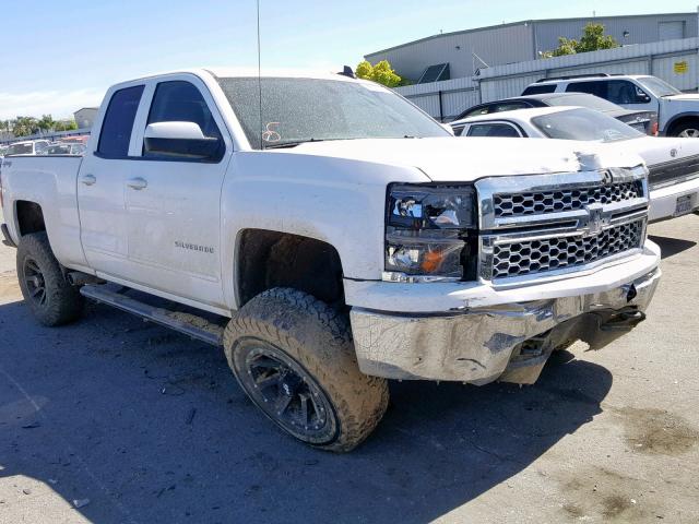 1GCVKREC9FZ431271 - 2015 CHEVROLET SILVERADO WHITE photo 1