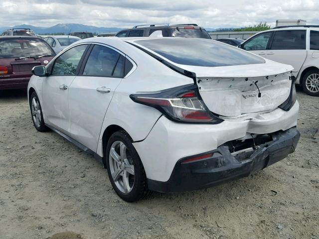 1G1RA6S58JU157438 - 2018 CHEVROLET VOLT LT WHITE photo 3