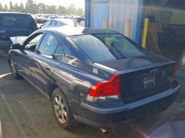 YV1RS58D422093600 - 2002 VOLVO S60 2.4T GRAY photo 3