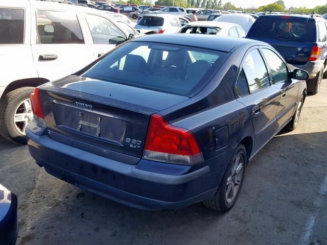 YV1RS58D422093600 - 2002 VOLVO S60 2.4T GRAY photo 4