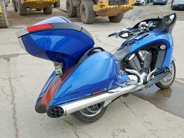 5VPSD36D183004546 - 2008 VICTORY MOTORCYCLES VISION DEL BLUE photo 4