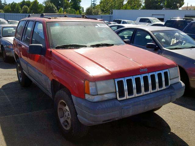 1J4FX58SXVC765659 - 1997 JEEP GRAND CHER RED photo 1