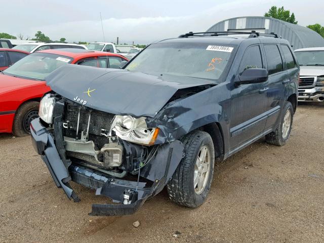 1J8GR48K37C673979 - 2007 JEEP GRAND CHER BLUE photo 2