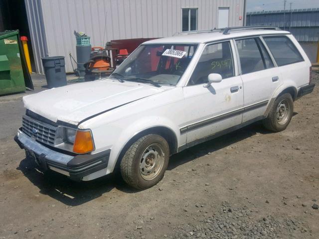 2FABP1048EB264866 - 1984 FORD ESCORT GL WHITE photo 2