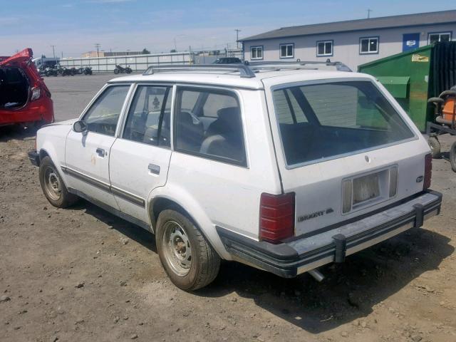 2FABP1048EB264866 - 1984 FORD ESCORT GL WHITE photo 3