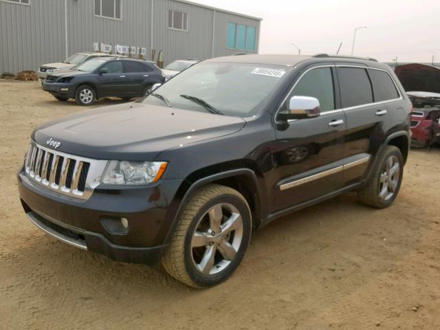 1J4RR6GT7BC554907 - 2011 JEEP GRAND CHER BLACK photo 2