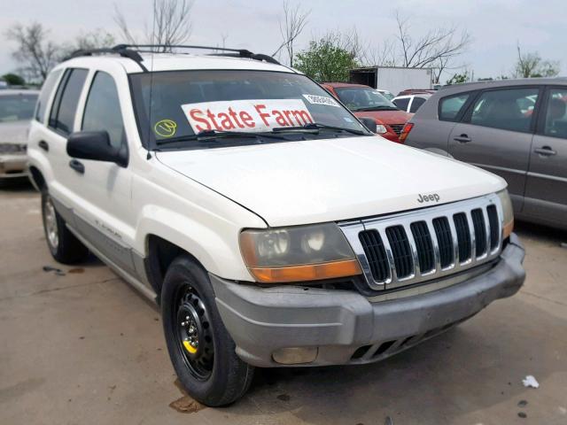 1J4G248SXYC109673 - 2000 JEEP GRAND CHER WHITE photo 1