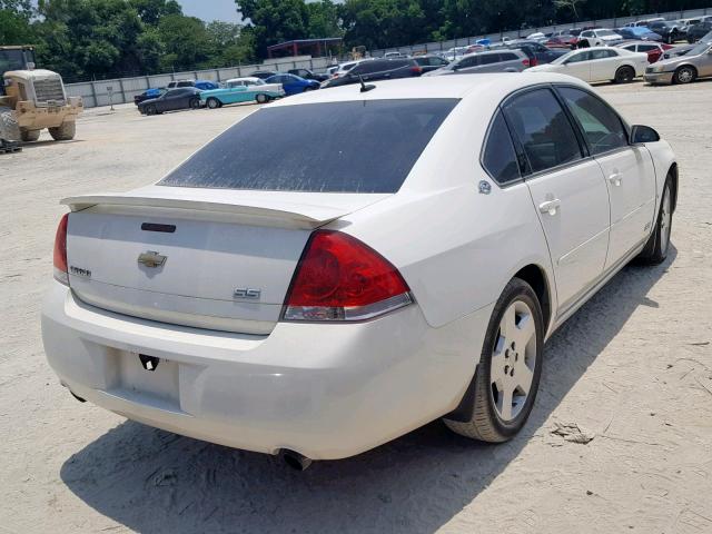 2G1WD58C379119194 - 2007 CHEVROLET IMPALA SUP 白色 照片 4