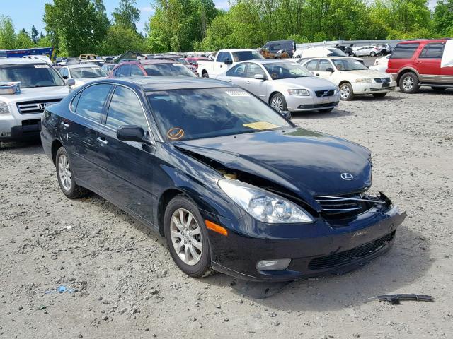 JTHBF30G220081588 - 2002 LEXUS ES 300 BLACK photo 1