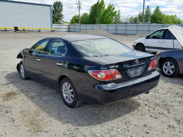 JTHBF30G220081588 - 2002 LEXUS ES 300 BLACK photo 3