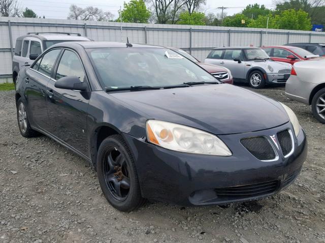 1G2ZF57B284258765 - 2008 PONTIAC G6 VALUE L BLACK photo 1