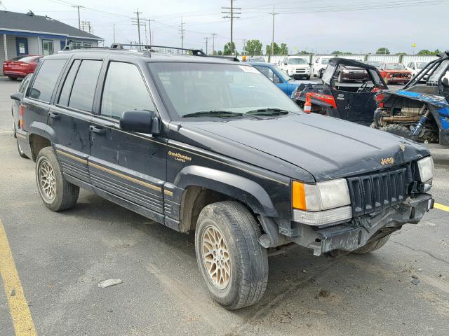 1J4GZ78S2RC358175 - 1994 JEEP GRAND CHER BLACK photo 1