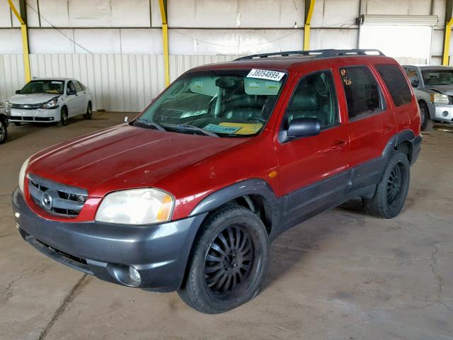 4F2CZ06114KM14644 - 2004 MAZDA TRIBUTE ES 红色 照片 2