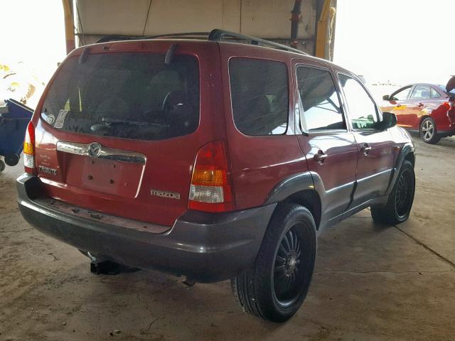 4F2CZ06114KM14644 - 2004 MAZDA TRIBUTE ES 红色 照片 4