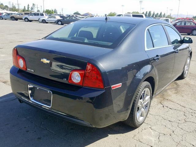 1G1ZH57B98F272228 - 2008 CHEVROLET MALIBU 1LT BLACK photo 4