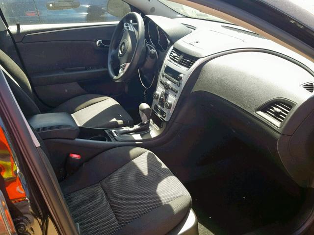 1G1ZH57B98F272228 - 2008 CHEVROLET MALIBU 1LT BLACK photo 5