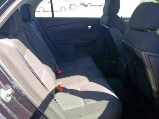 1G1ZH57B98F272228 - 2008 CHEVROLET MALIBU 1LT BLACK photo 6