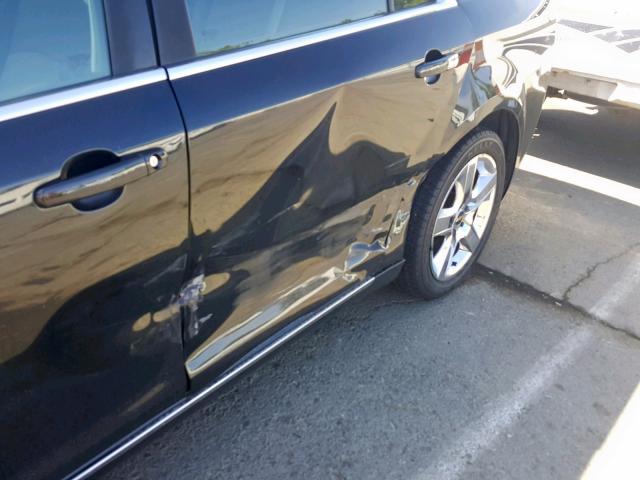 1G1ZH57B98F272228 - 2008 CHEVROLET MALIBU 1LT BLACK photo 9