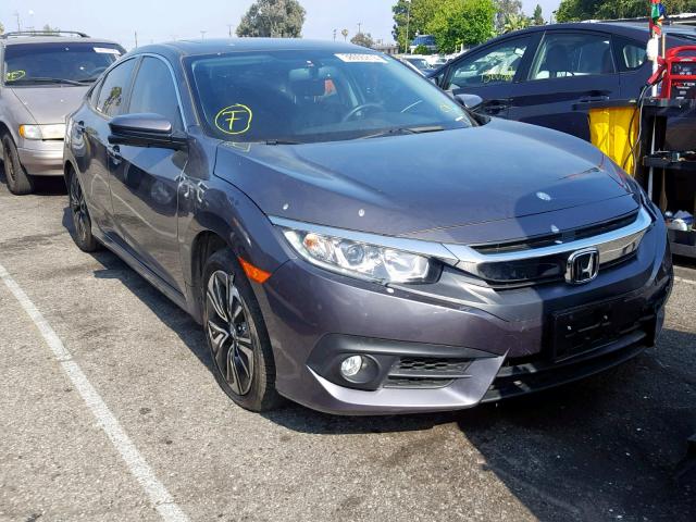 2HGFC1F74HH657677 - 2017 HONDA CIVIC EXL GRAY photo 1