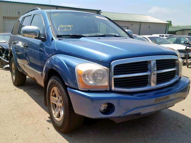 1D4HB58D94F216114 - 2004 DODGE DURANGO LI BLUE photo 1