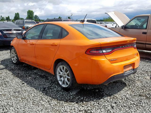 1C3CDFBA4DD331841 - 2013 DODGE DART SXT ORANGE photo 3