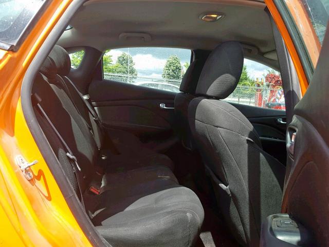 1C3CDFBA4DD331841 - 2013 DODGE DART SXT ORANGE photo 6