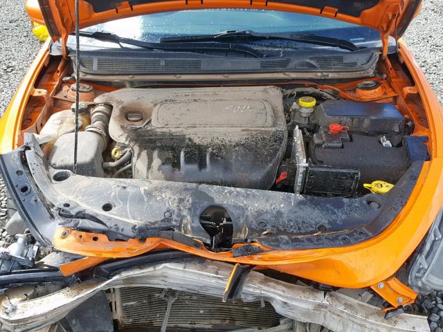 1C3CDFBA4DD331841 - 2013 DODGE DART SXT ORANGE photo 7