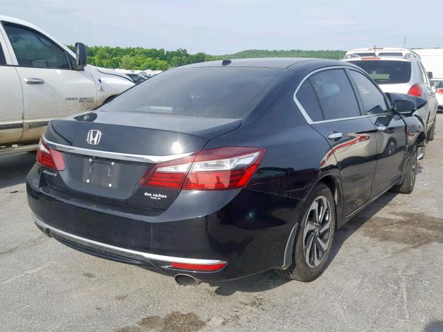 1HGCR2F83HA096113 - 2017 HONDA ACCORD EXL BLACK photo 4