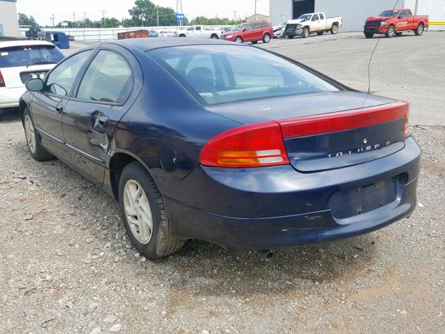 2B3HD46R71H672026 - 2001 DODGE INTREPID S 蓝色 照片 3