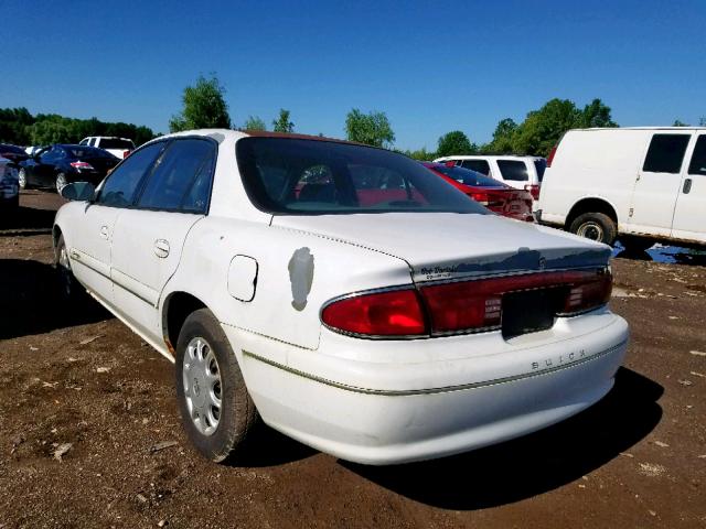 2G4WY52M9W1607250 - 1998 BUICK CENTURY LI WHITE photo 3