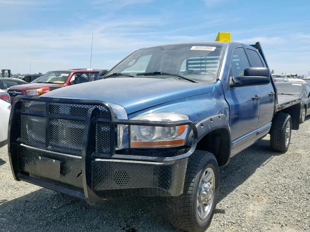 3D7KS28C56G127978 - 2006 DODGE RAM 2500 S ლურჯი ფოტო 2