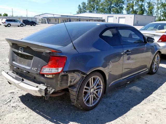 JTKJF5C73C3025303 - 2012 TOYOTA SCION TC ნაცრისფერი ფოტო 4