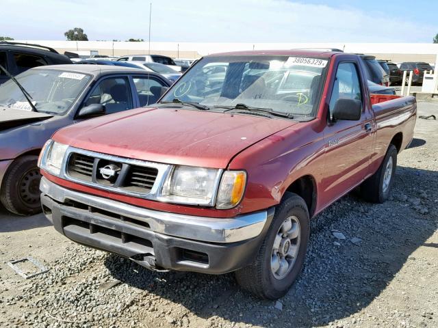 1N6DD21S3WC304798 - 1998 NISSAN FRONTIER X RED photo 2