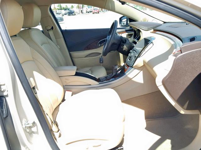 1G4GC5E37CF229004 - 2012 BUICK LACROSSE BEIGE photo 5