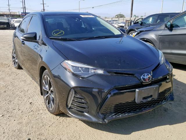 5YFBURHE1HP611383 - 2017 TOYOTA COROLLA L BLACK photo 1