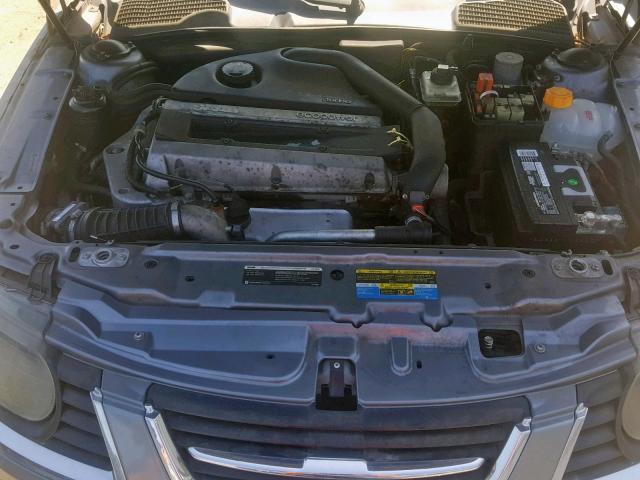 YS3EH49G283501559 - 2008 SAAB 9-5 AERO GRAY photo 7