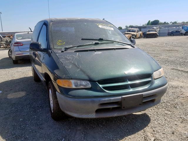 2B4FP25B1WR763345 - 1998 DODGE CARAVAN GREEN photo 1