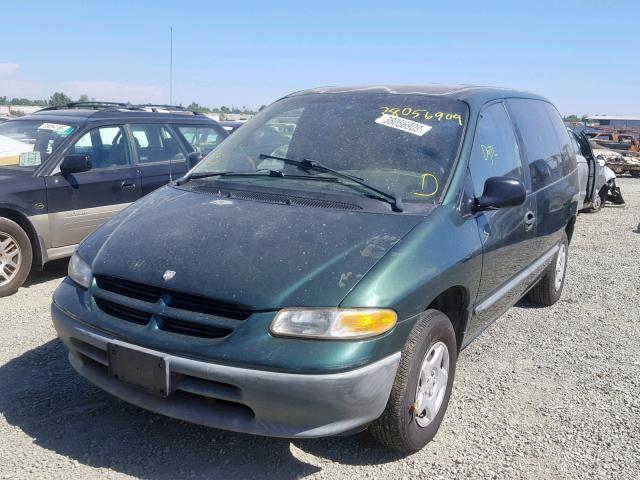 2B4FP25B1WR763345 - 1998 DODGE CARAVAN GREEN photo 2