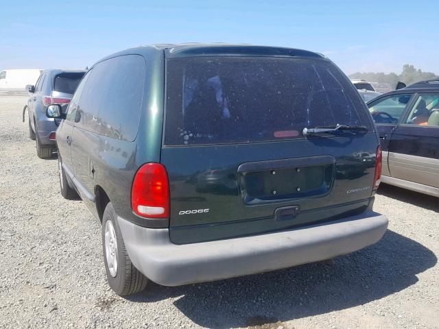 2B4FP25B1WR763345 - 1998 DODGE CARAVAN GREEN photo 3