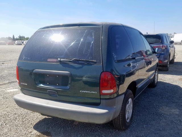 2B4FP25B1WR763345 - 1998 DODGE CARAVAN GREEN photo 4