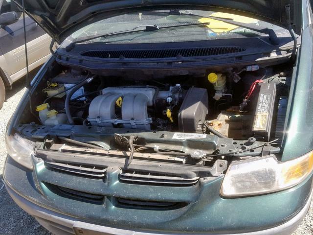 2B4FP25B1WR763345 - 1998 DODGE CARAVAN GREEN photo 7