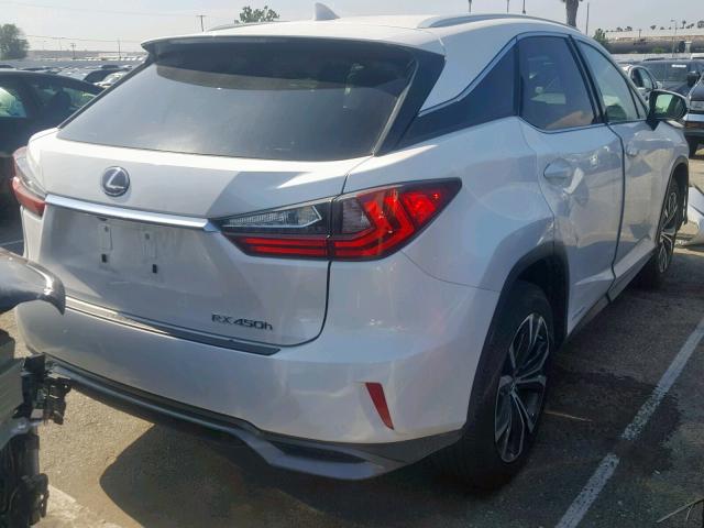 2T2BGMCA4HC011905 - 2017 LEXUS RX 450H WHITE photo 4