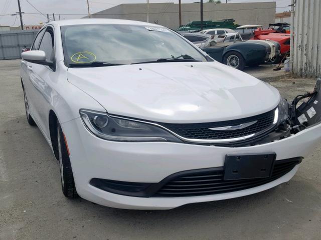 1C3CCCFB5FN735362 - 2015 CHRYSLER 200 LX WHITE photo 1